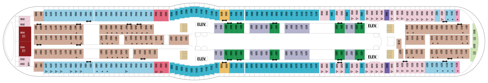 Deck 8 plan